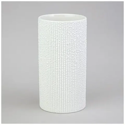 Ваза 12*12*23см коллекция капли дождя цвет белый