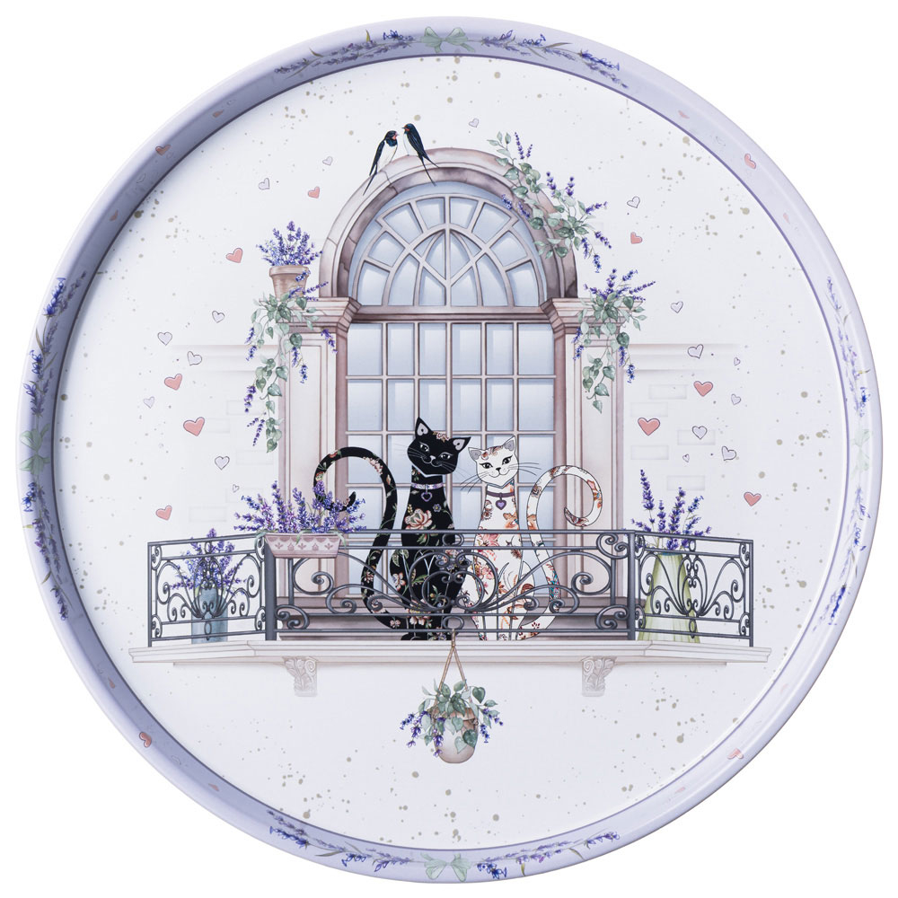 Поднос сервировочный 33*2,1см Agness, 898-249