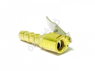 Наконечник на насос прищепка Кинг С клапаном Желтый длинный 2181