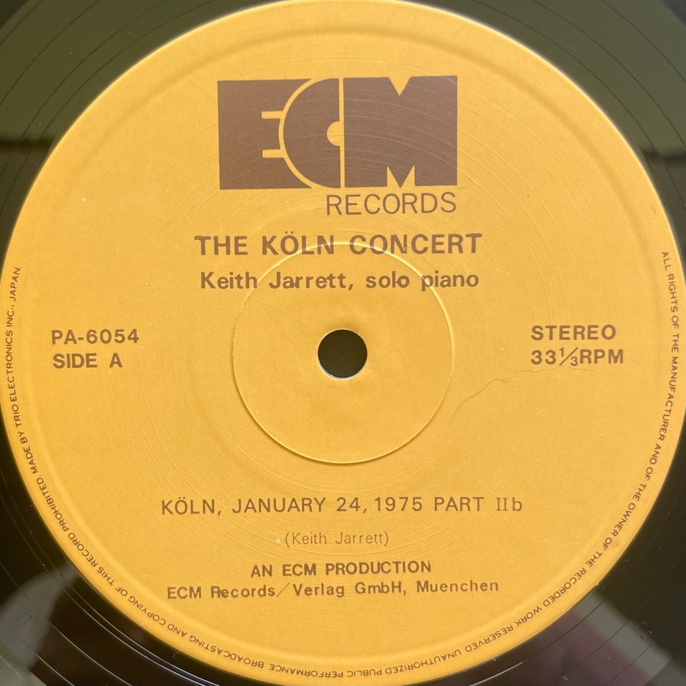 Keith Jarrett - The Köln Concert 2LP (Япония 1975г.)