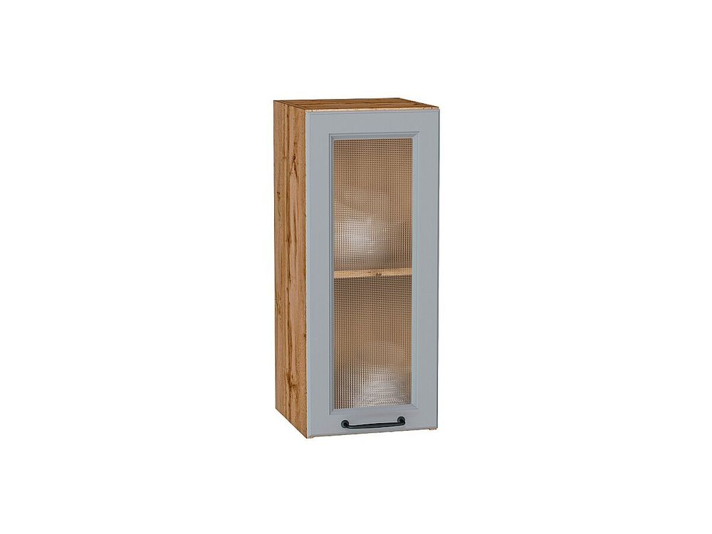 Шкаф верхний с 1-ой остекленной дверцей Ницца