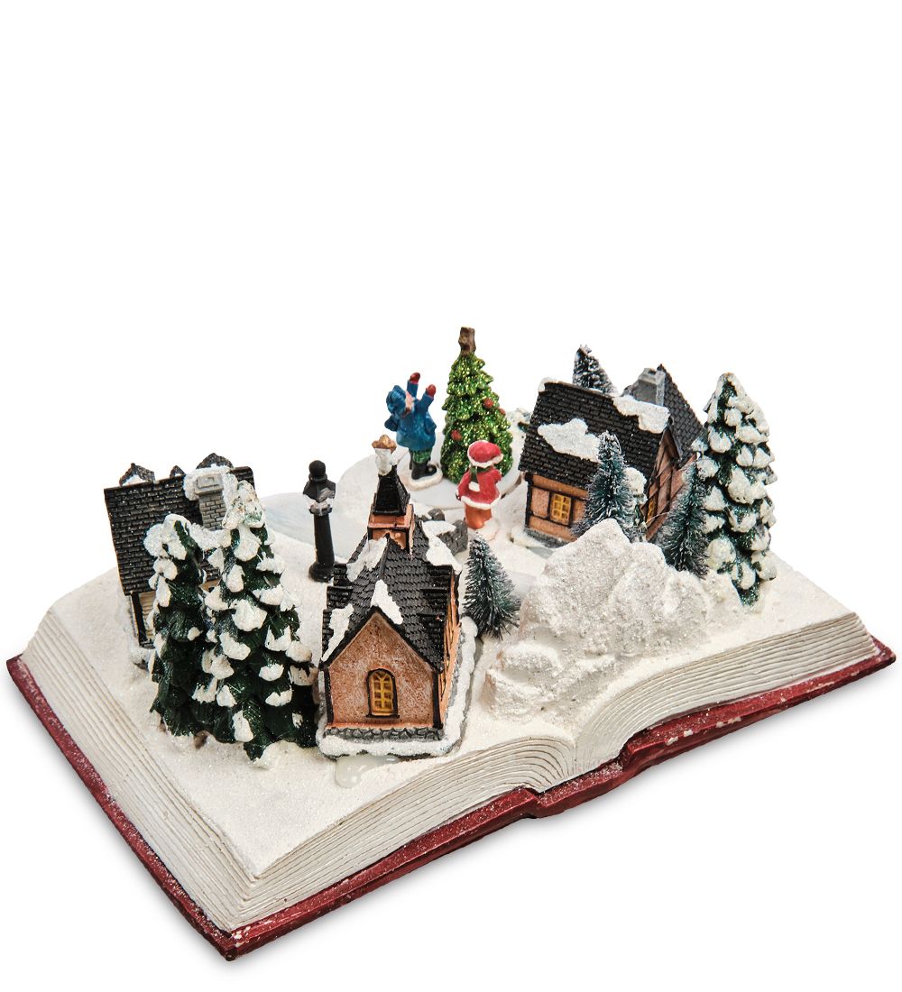 XM-719 Музыкальная новогодняя миниатюра с подсветкой