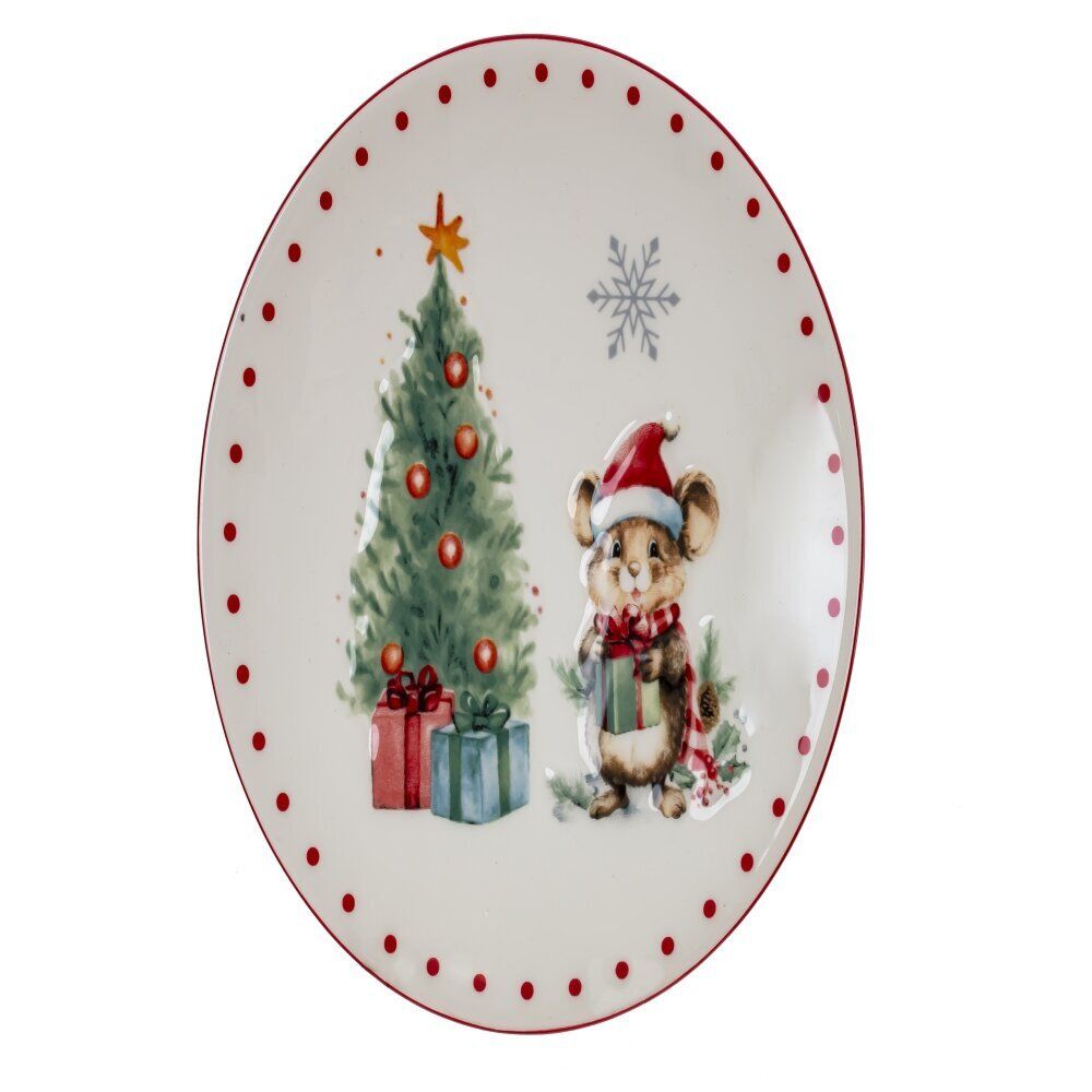 GAEM Тарелка "Новогодний подарок", L15 W15 H1,5 см
