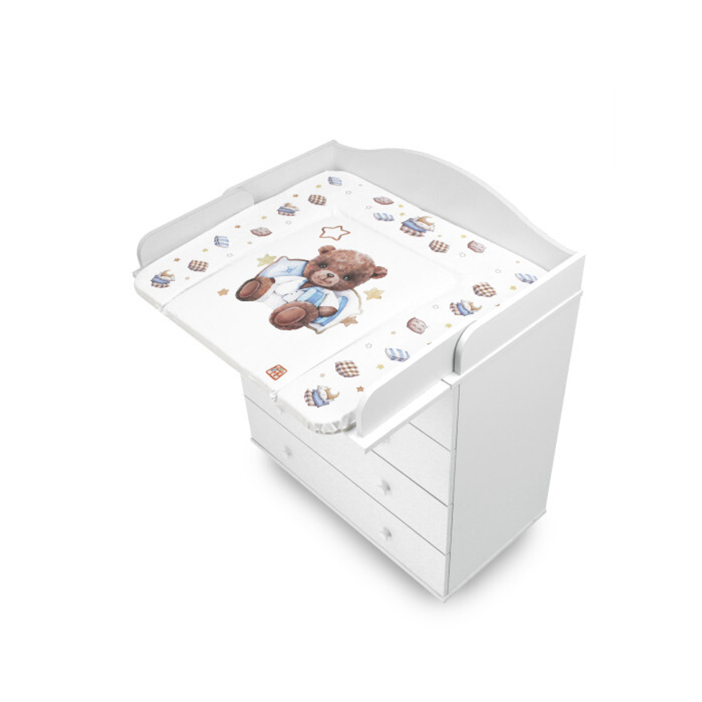 Пеленальный матрасик №2 Топотушки "Пижамная вечеринка"2020 (80х71 см.)