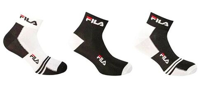 Теннисные носки Fila Unisex Quarter Multisport Socks 3P - Multikolor