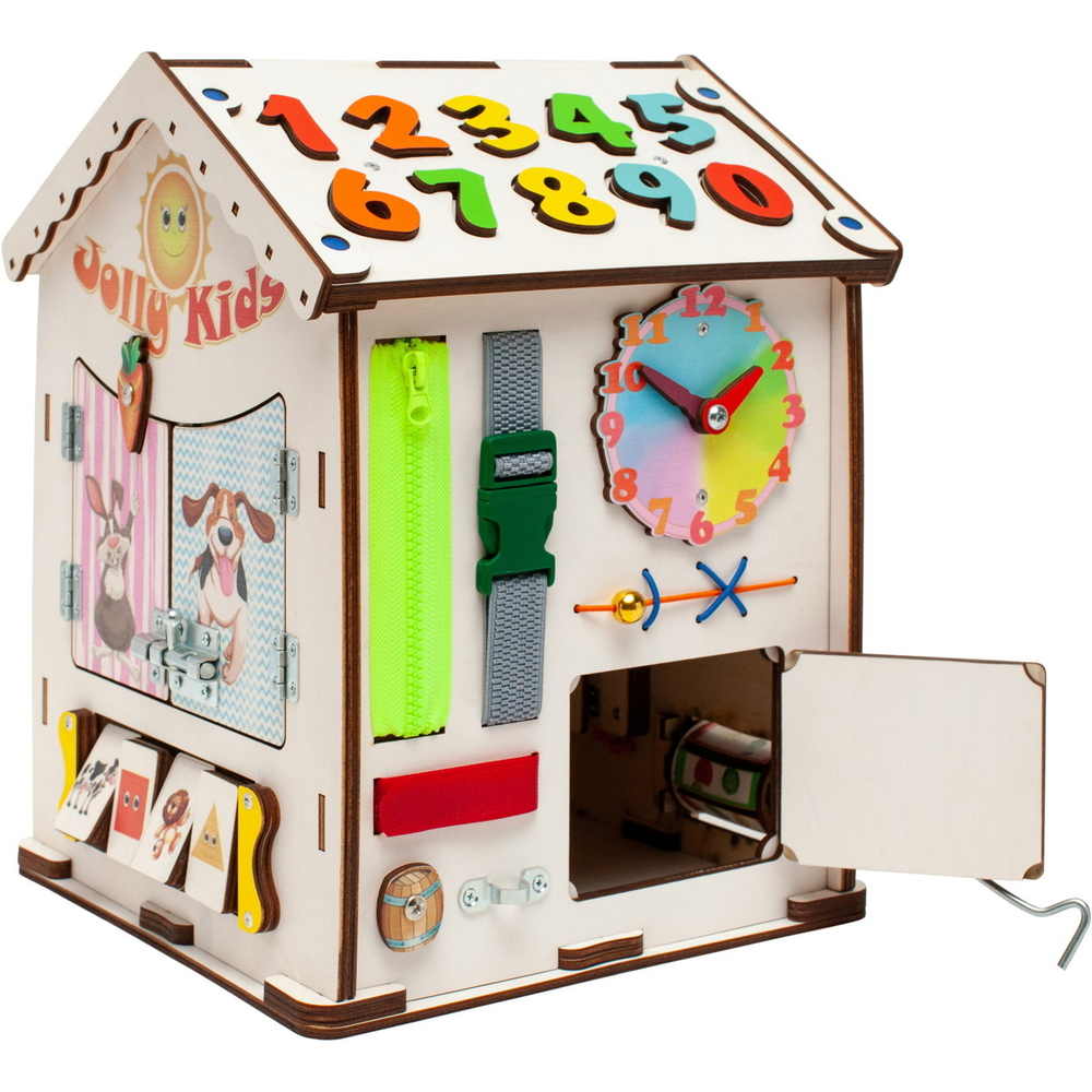 Бизидомик jolly kids со светом котик — 9-0400