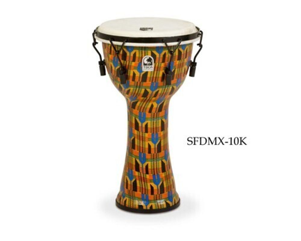 Toca SFDMX-10K Djembe Freestyle Kente Cloth джембе