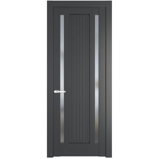 Фото межкомнатной двери эмаль Profil Doors 3.5.1PM графит стекло матовое
