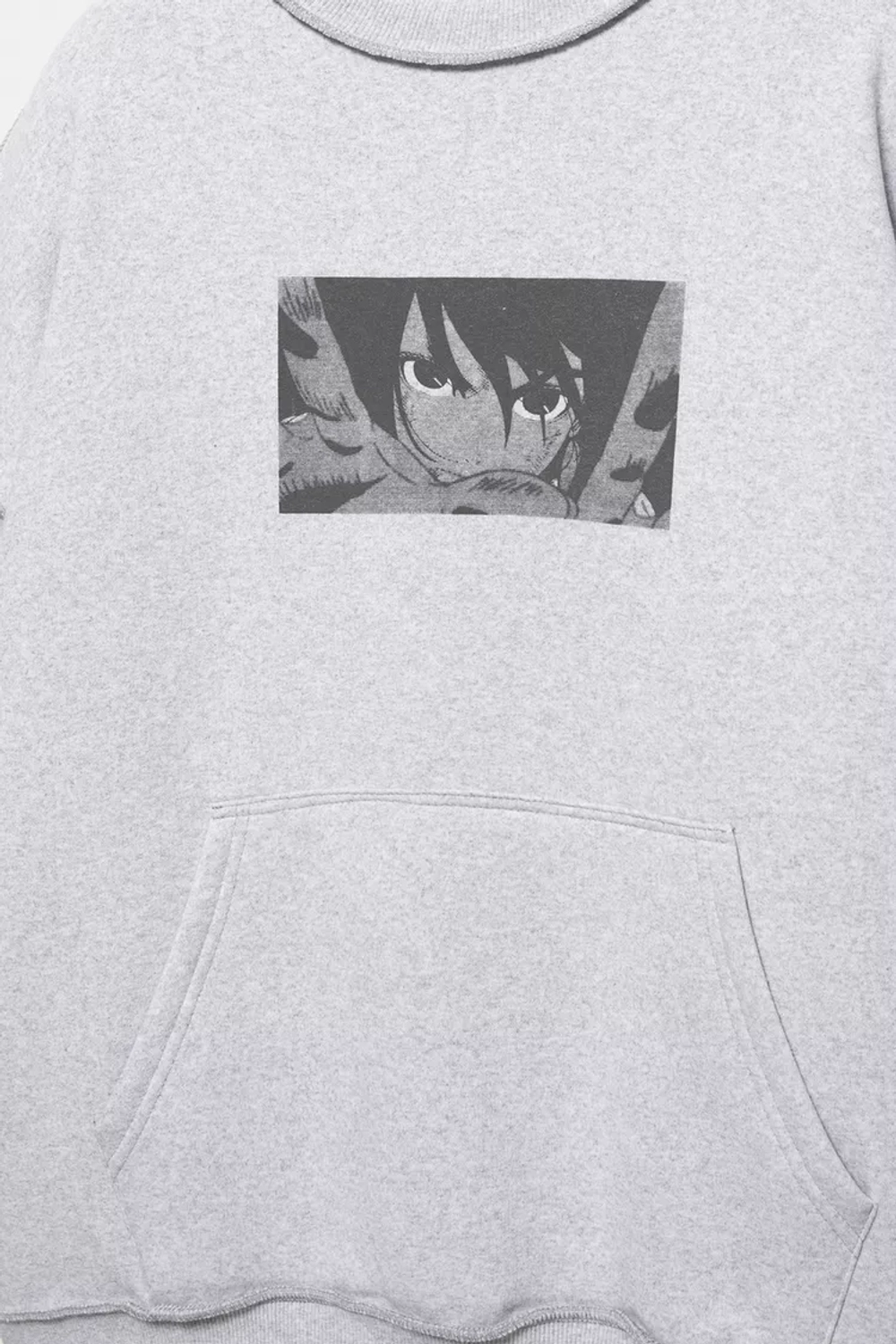 PULL&BEAR Толстовка Dan Da Dan, серый меланж