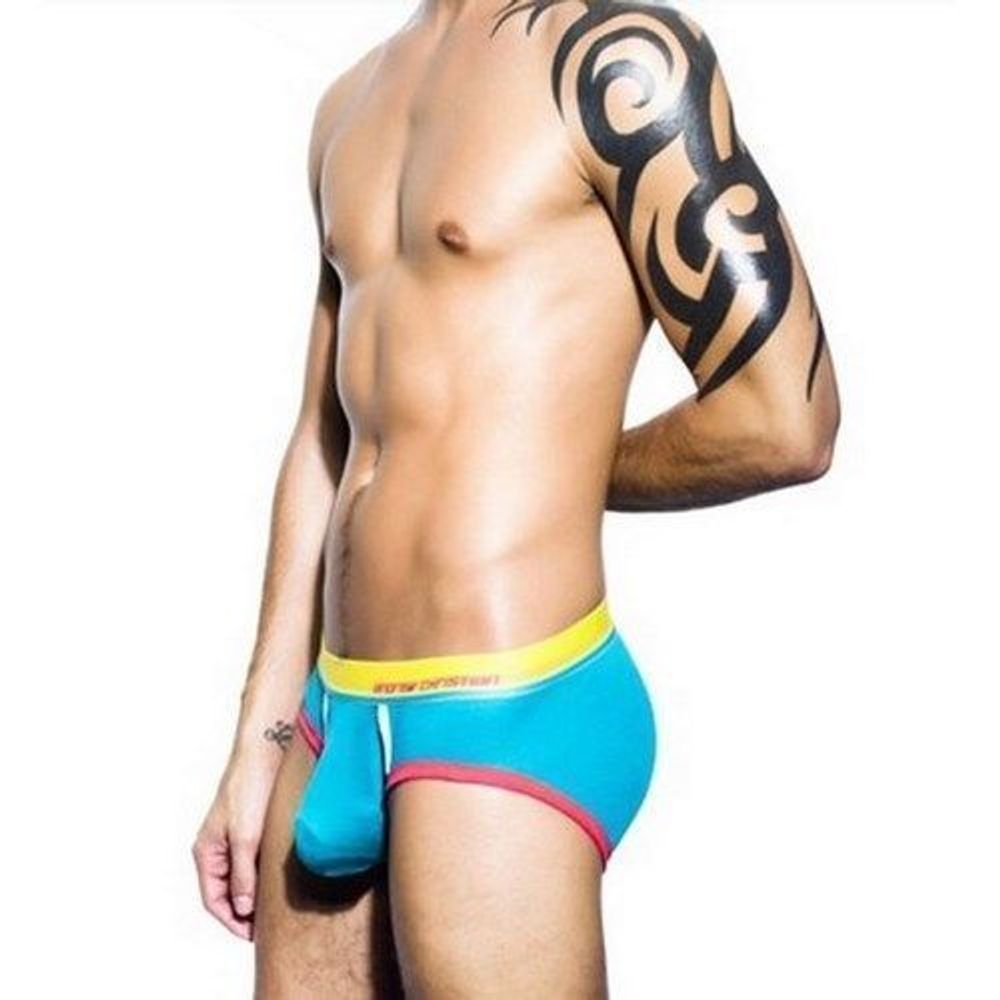 Мужские трусы брифы голубые Andrew Christian Bright Brief   AC9560