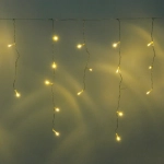 Гирлянда для дома БАХРОМА «Мерцание» ш3м*в30/50см 120 ламп LED, прозрачн.провод, авторежим, IP-20, Теплый белый (возможность соединения)