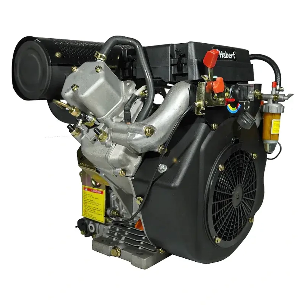 Habert HD2V910 двигатель дизельный D25.4 мм, 20А, 00-00062456