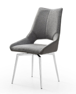 Стул DC1239 серый/ноги сталь