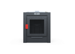 Банная печь Душа- 15 Сетка Лист Ивы Закрытая Каменка панорама