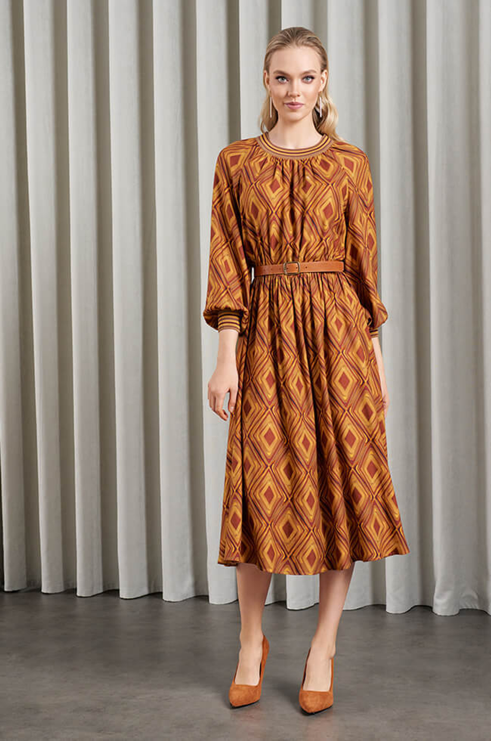 51508 Платье женское (карамельный мультиколор)