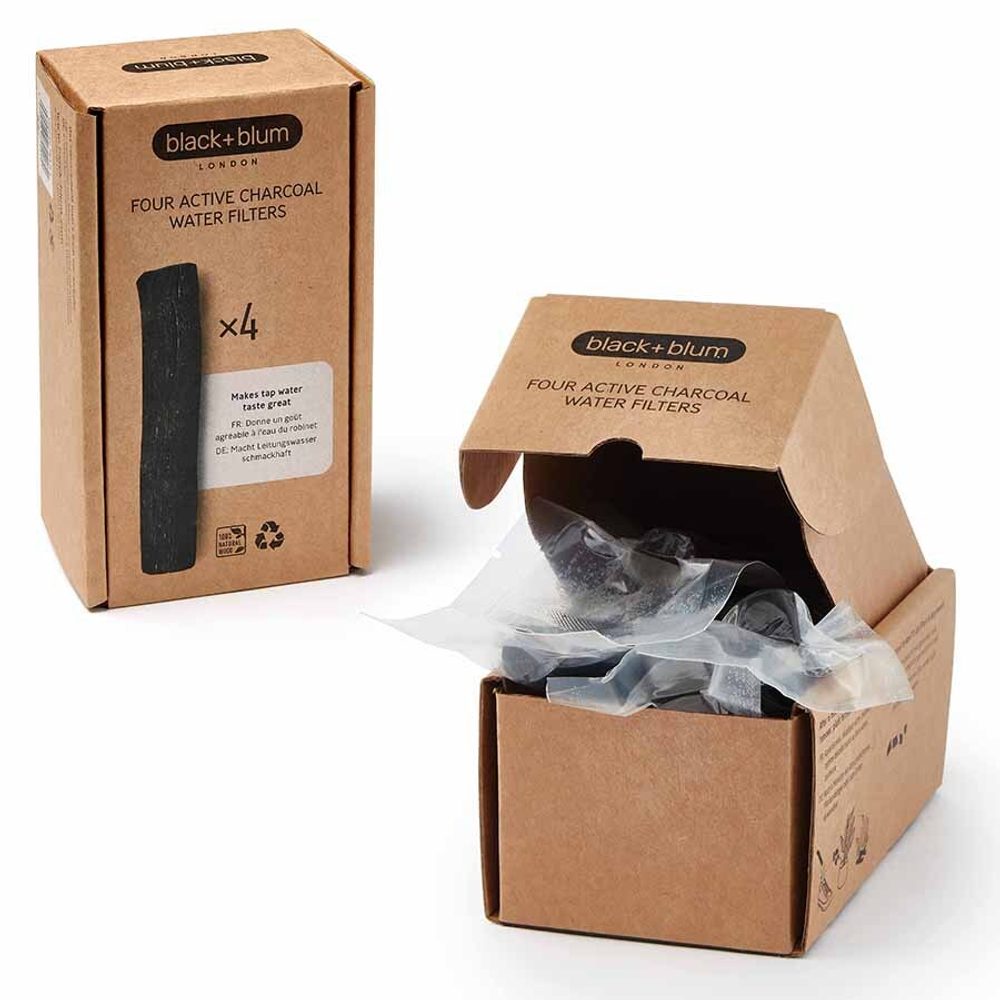 Набор угольных фильтров-ионизаторов black+blum, 4 шт.