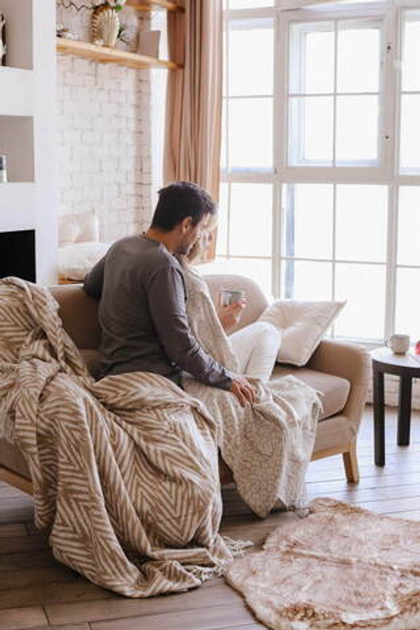 Плед 200x210 Sofi De MarkO Моана кофейный