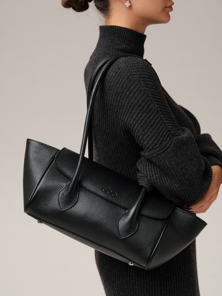 Кожаная сумка DBR 31341 черный