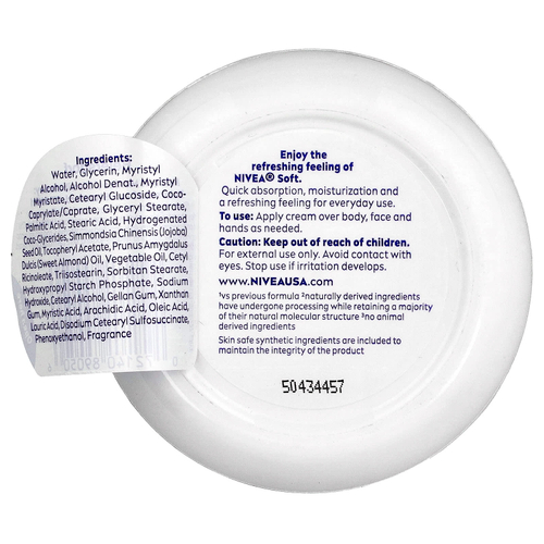 Nivea, Мягкий, освежающий мягкий увлажняющий крем, 192 г (6,8 унции)