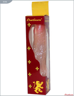 Телесный вибратор-реалистик с утолщенным основанием - 20,4 см. (Цвет: телесный)