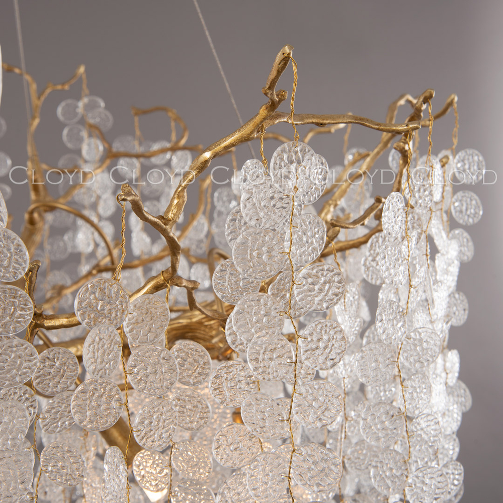 Люстра Cloyd HAOMA C8 / Ø80 см - латунь (арт.10910)