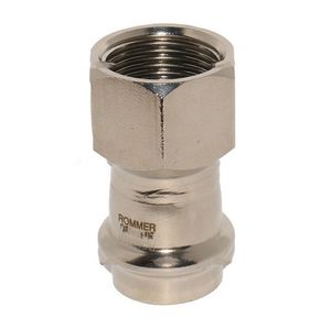 Муфты Rommer ВР с внутренней резьбой прессовые из нерж. стали (RSS-0022)
