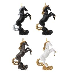 GAEM Фигурка декоративная подвесная "Лошадь", L9 W4 H12,5 см, 4в.