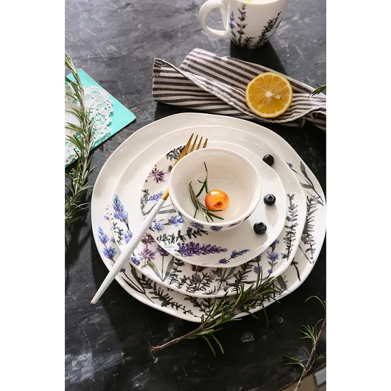 Набор тарелок floral, D26 см, 2 шт.