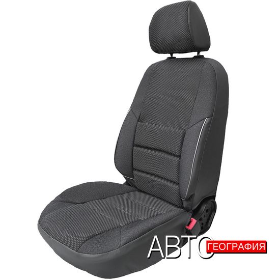 Чехлы на сиденья Fiat Albea (2002-2012) из жаккарда с поясничной поддержкой