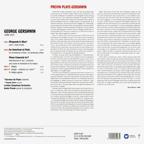 London Symphony Orchestra, Andre Previn / Gershwin: Rhapsody In Blue, An American In Paris (2LP)