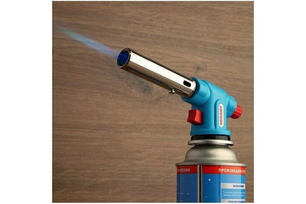 Газовая горелка-насадка Rexant GT-33, с пьезоподжигом, 360 град., 12-0033