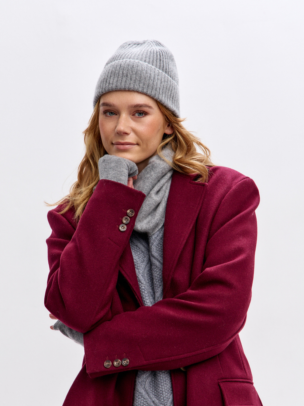 Шапка из кашемира