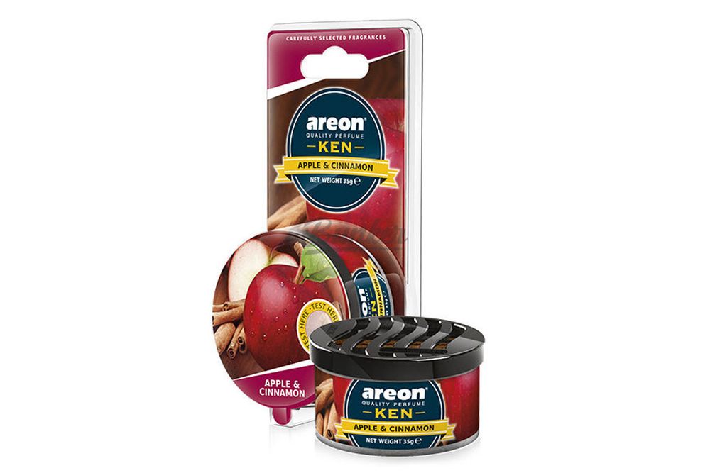 Ароматизатор для автомобиля AREON &quot;GEL KEN BLISTER&quot; Яблоко + корица (APPLE &amp; CINNAMON)