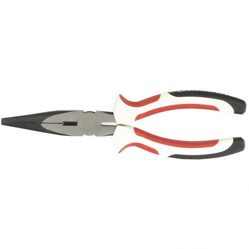 Длинногубцы прямые Premium, 200 мм, трехкомпонентные рукоятки Matrix