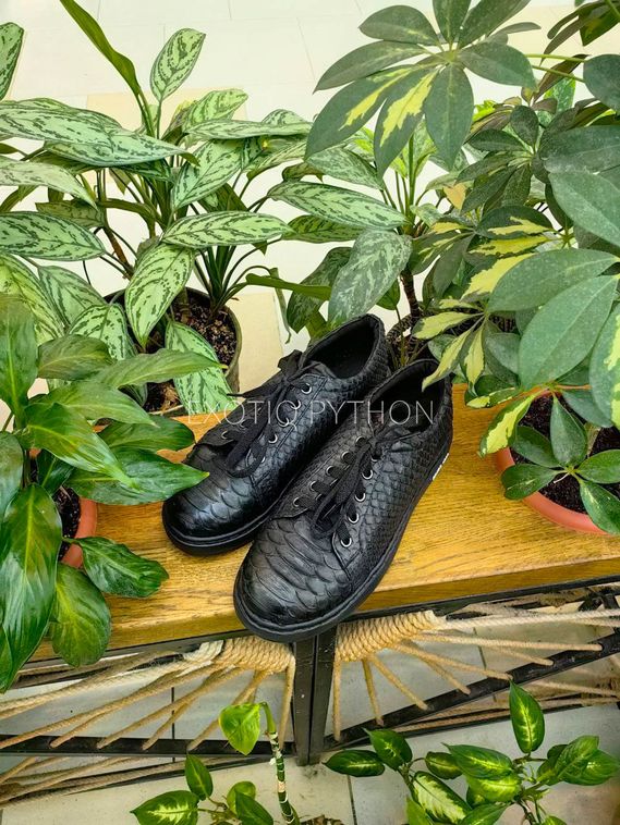Женские кроссовки из кожи питона SH-190