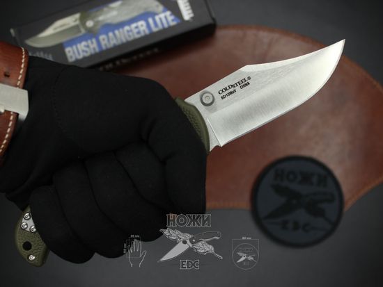 Складной нож Cold Steel 21A Bush Ranger Lite c клинком из стали 8Cr13MoV, рукоять GRN