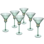 Бокал для мартини 220 мл «VIVALDI» в наборе 6шт, зеленый