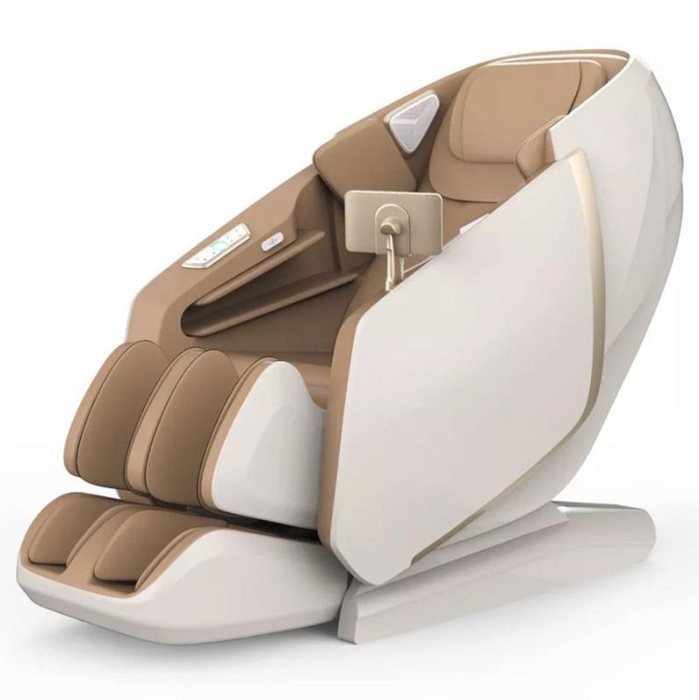 Массажное кресло iMassage Genesis бежевое, серое
