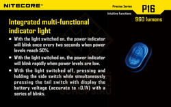 Фонарь Nitecore P16