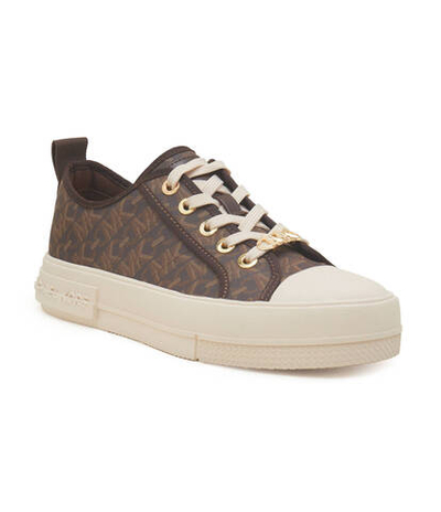 Кроссовки EVY LACE UP Michael Kors - коричневый(43H3EYFS1B)