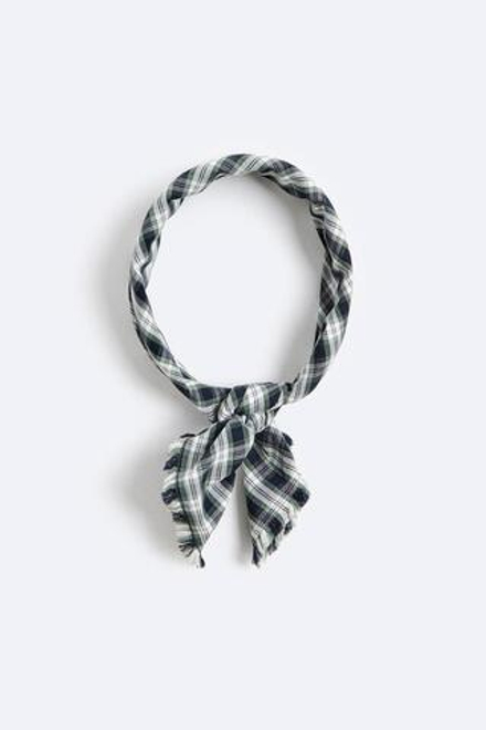 ZARA БАНДАНА В КЛЕТКУ, РАЗНОЦВЕТНЫЙ