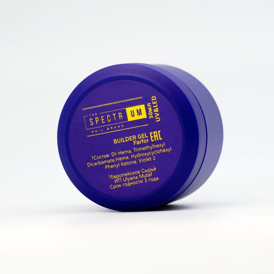 Гель для моделирования Spectrum Builder Gel Farfor 30 мл.