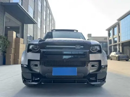 Губа переднего бампера для Land Rover Defender L663 2019+ Ленд Ровер Дефендер