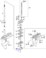 Прокладка Mercury-Mercruiser 27-898101333