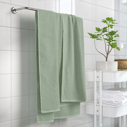 IKEA GULVIAL  (ИКЕА ГУЛВИАЛ)  -  Полотенце банное, бледно-серо-зеленое, 100x150 см