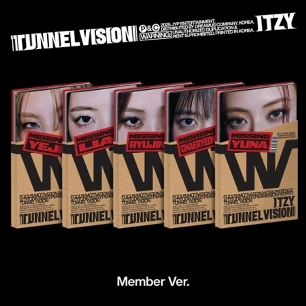 Альбом ITZY - TUNNEL VISION MEMBER RANDOM Version