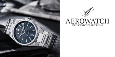 MILAN - новая коллекция часов AEROWATCH с интегрированным браслетом