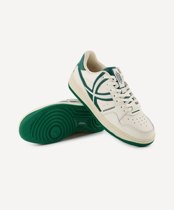 Кроссовки спортивные Freedom, светло-бежевый/зеленый