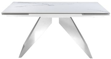 Раздвижной обеденный стол 1116/MC22183DT из керамики с мраморной отделкой Испания