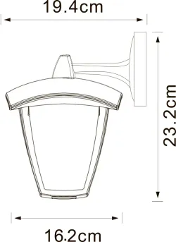 Уличный настенный светильник Arte Lamp